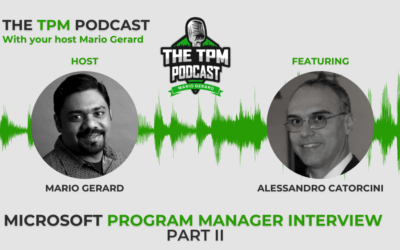 Microsoft Program Manager Interview: With Alessandro Catorcini – Part II