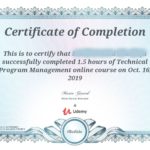 Technical Program Management Certification